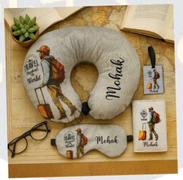 Travel In Style Set for Business Trips and Premium Gifting, Elegant Travel Utility Combo for Corporate Hampers, Holidays and Stylish Everyday Carry